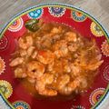 El cooksnap de Shafira cuando hizo Camarones a la diabla.
