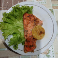 Cooksnap dari Ratna Rosalina untuk resep Salmon steak with lemon butter sauce