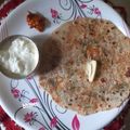 bharti R Sonawane का कुकस्नैप जब उन्होंने आलू पराठा (Aloo paratha recipe in hindi) बनाया था।