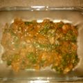 El cooksnap de Luli cuando hizo Mollejas, hígados (menudencia) de pollo con espinacas y habanero.
