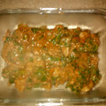El cooksnap de Luli cuando hizo Mollejas, hígados (menudencia) de pollo con espinacas y habanero.