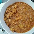 El cooksnap de Janis Diaz cuando hizo Guiso de lenteja y pollo.