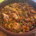 El cooksnap de aguedalopez cuando hizo Conejo con arroz y cherrys.