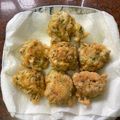 El cooksnap de Graciela Koczwar cuando hizo Buñuelos de acelga.