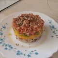 El cooksnap de paula garcia cuando hizo Tartar de salmón y aguacate.