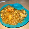 Mahfuzah Ismail's cooksnap of when they made Spicy glass noodles with prawns.
