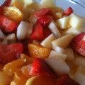 El cooksnap de marina cuando hizo Frutas en macedonia.