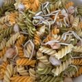 El cooksnap de Marieta cuando hizo Pasta con gambas, gulas y nata.