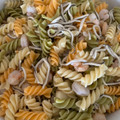 El cooksnap de Marieta cuando hizo Pasta con gambas, gulas y nata.