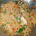 Lovely Agrawal's cooksnap of when they made Easy Pea-sy Masala Maggi.