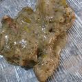 El cooksnap de Anibal Machado cuando hizo Pollo al oreganato con guarnición de puré de zapallo y papas.