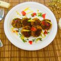 Anoli Vinchhi's cooksnap of when they made PROTEIN SPROUT TIKKI...High Protein Pan Fried Starter for Parties...
