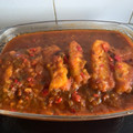 El cooksnap de guillermodeockhan cuando hizo Bacalao con tomate.
