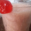 El cooksnap de Estela cuando hizo Licuado de banana y frutillas 🍌 🍓 sin endulzar.