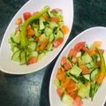Zobia Sajjad's cooksnap of when they made Salad😍.