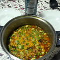 El cooksnap de Jose Avila Martinez cuando hizo Arroz meloso con Longaniza, Habas y Guisantes.