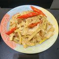 美寶Mabel 的 桂竹筍辣炒豬肉絲 cooksnap