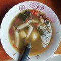 El cooksnap de Guerrera de la Fe cuando hizo Sopa de Menestron.