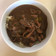 El cooksnap de Lucía Puentes cuando hizo Carne Mongoliana.