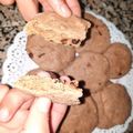 El cooksnap de Valen Gomez cuando hizo Galletitas cookies tipo brownie de chocolate con chips 🍪.