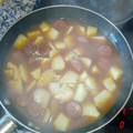 El cooksnap de Maria Prados cuando hizo Patatas a la riojana.