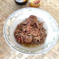 Cooksnap Nora Hj Talib semasa beliau membuat Ikan Bilis Masak Taucu.