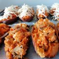 Lőrincz Éva Cooksnap-ja, amikor elkészítette a(z) Töltött édesburgonya receptet.