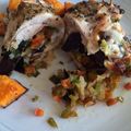 El cooksnap de Vir cuando hizo Pollo relleno de verduras.