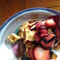 El cooksnap de Anabela Fulco cuando hizo Waffles.