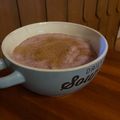 El cooksnap de yassssi cuando hizo Smoothie proteico plátano.