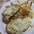 El cooksnap de Que rico! cuando hizo Milanesa a la napolitana con fritas.