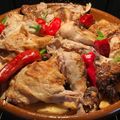 El cooksnap de @tesa.cuina cuando hizo Pollo al horno con pimientos de colores.