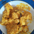El cooksnap de Loree Noguer cuando hizo Pollo al curry acompañado de arroz.