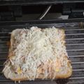 Ruchita Saxena's cooksnap of when they made Bread pizza.
