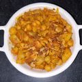 Rani's Recipes का कुकस्नैप जब उन्होंने मसाला आलू छोले (masala aloo chole recipe in Hindi) बनाया था।