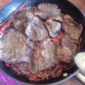 El cooksnap de Agustina Jerez cuando hizo Bifes en salsa fáciles y sabrosos.