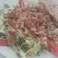 El cooksnap de Esther Soto cuando hizo Ensalada César crujiente.