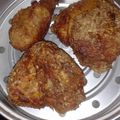 El cooksnap de gloria vargas cuando hizo Pollo apanado con yogurt y curry.