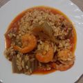 El cooksnap de Amparo&Ari cuando hizo Arroz con cardos y bacalao.