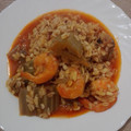 El cooksnap de Amparo&Ari cuando hizo Arroz con cardos y bacalao.