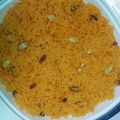 saba naz's cooksnap of when they made Zarda.