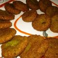 کوک اسنپ سارا بعد از امتحان کردن فلافل.