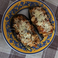 El cooksnap de Rafael F cuando hizo Berenjenas rellenas con tofu - receta vegana.