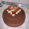 kovarililla Cooksnap-ja, amikor elkészítette a(z) Tejszínes csokoládétorta receptet.