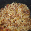 El cooksnap de Johana ♡ cuando hizo Guiso de fideos con carne.