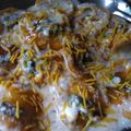 Dipti rajput का कुकस्नैप जब उन्होंने पापड़ी चाट (papdi chaat recipe in hindi) बनाया था।