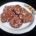 El cooksnap de Carolina Cruz cuando hizo Galletas cuarteadas de chocolate.