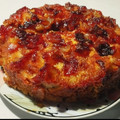 El cooksnap de Alicia Medina cuando hizo Torta invertida de manzanas.