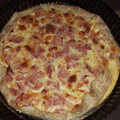 El cooksnap de Sol cuando hizo Tarta de jamón, queso y cebolla caramelizada "Almuerzo express".