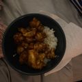 jherst77's cooksnap of when they made Orange Chicken.